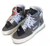 chaussure hi top blazer off white gray blue